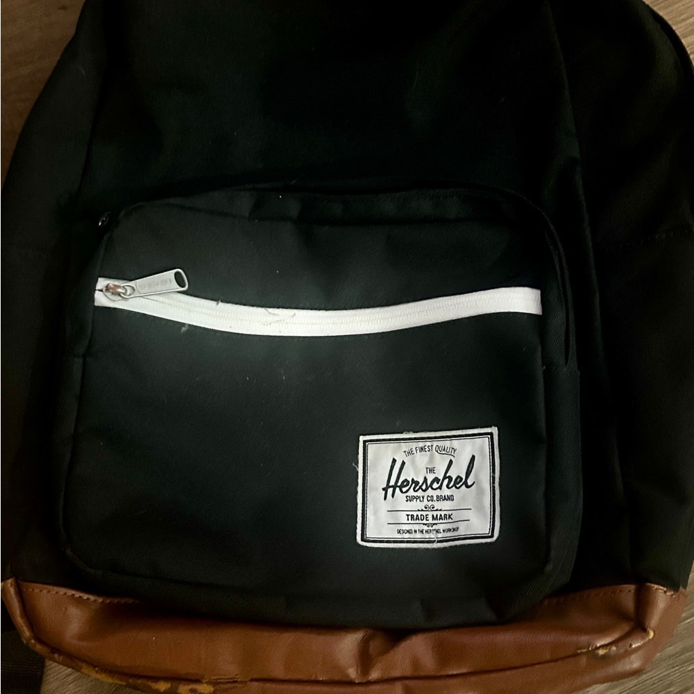 Herschel Supply Company Black and Tan Backpack